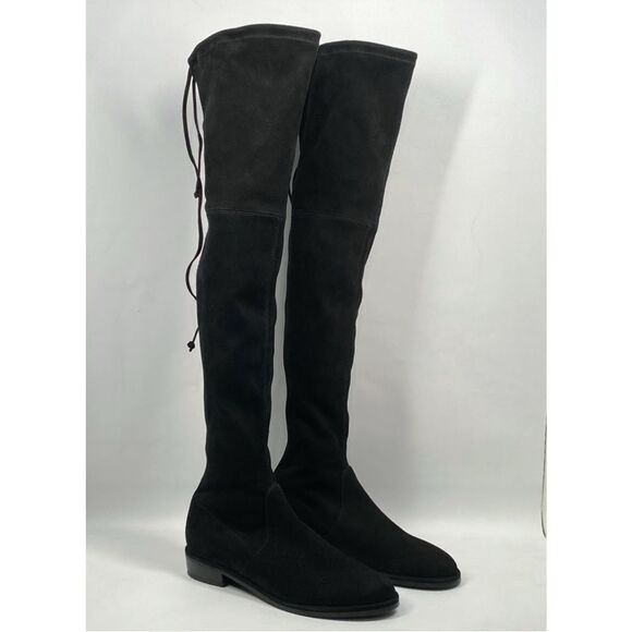 Stuart Weitzman Lowland Over-The-Knee Suede Boots size 7 - Picture 1 of 16